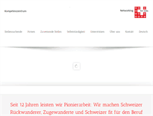 Tablet Screenshot of networking-for-jobs.ch